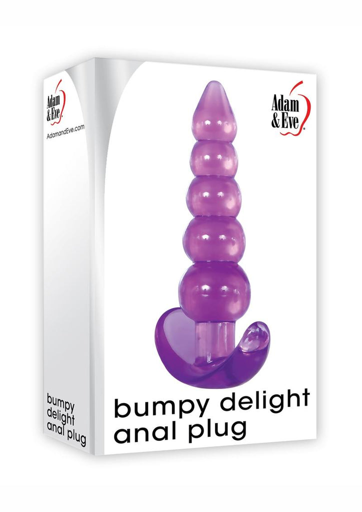 Adam and Eve Bumpy Delight Beaded Anal Plug - Purple