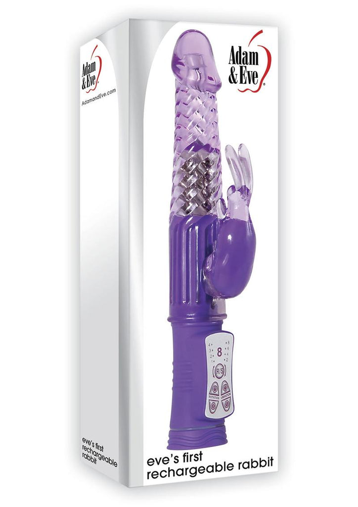 Adam and Eve - Eve's First Rechargeable Rabbit Vibrator - Purple