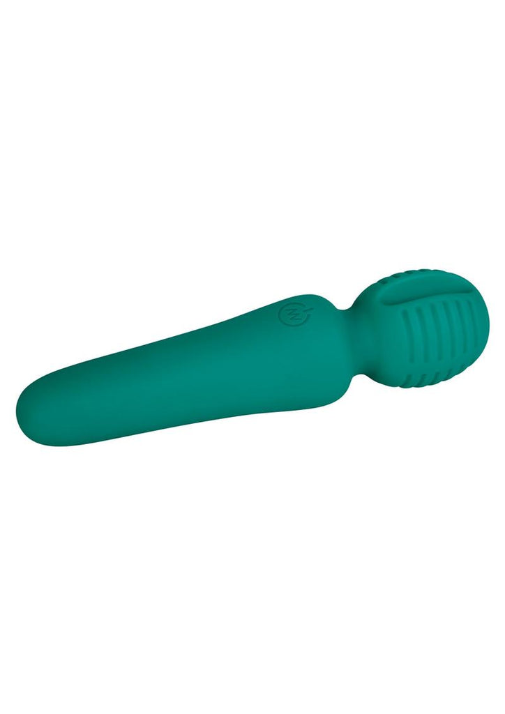 Adam and Eve - Eve's Petite Private Pleasure Silicone Rechargeable Wand Massager - Green