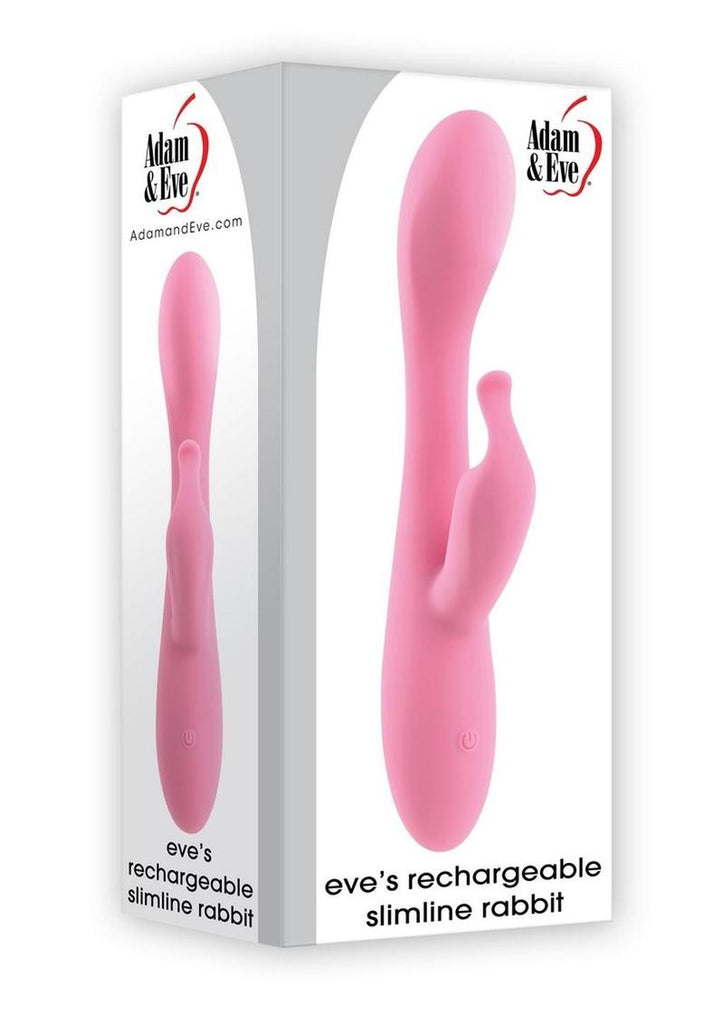 Adam and Eve - Eve's Rechargeable Slimline Rabbit - Pink