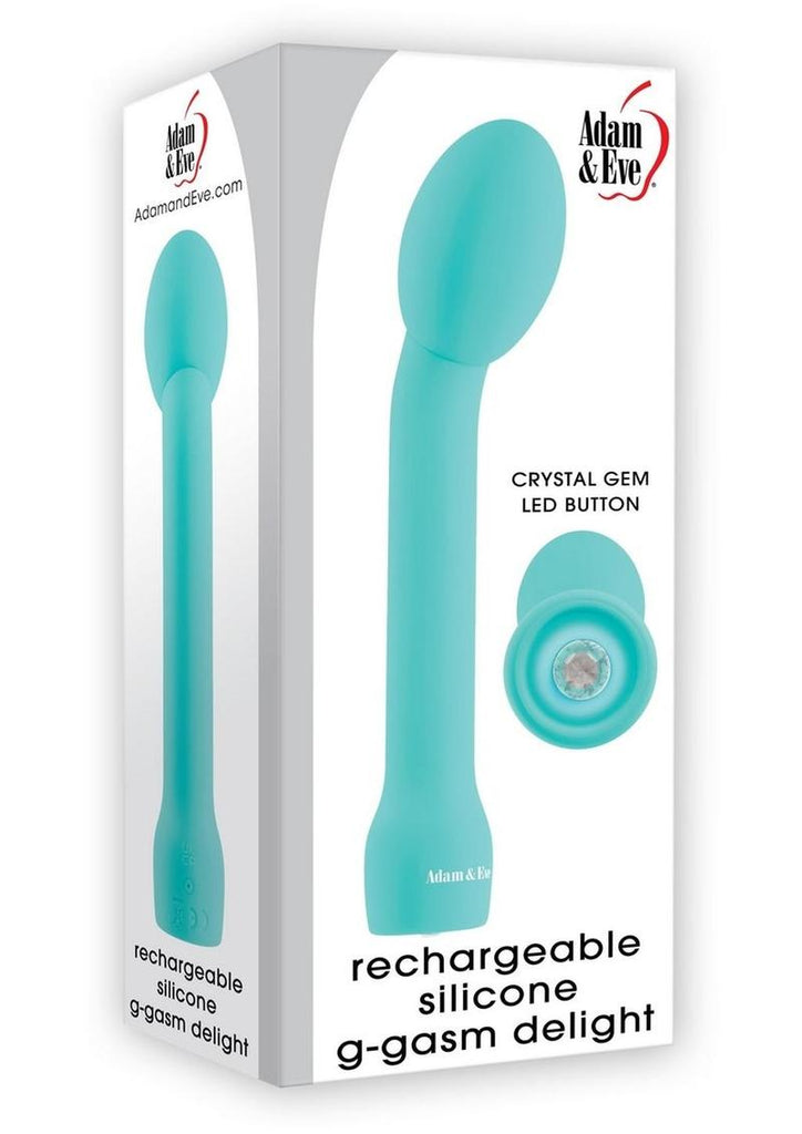 Adam and Eve Rechargeable Silicone G-Gasm Delight - Teal