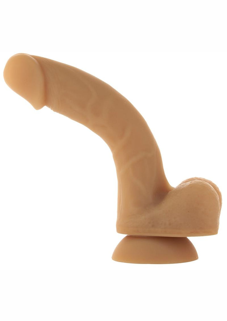Addiction Andrew Silicone Bendable Dong - Caramel - 8in