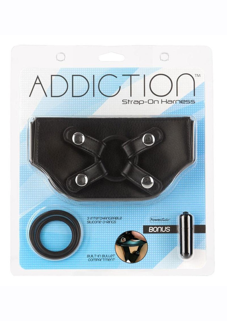 Addiction Strap-On Harness - Black - One Size