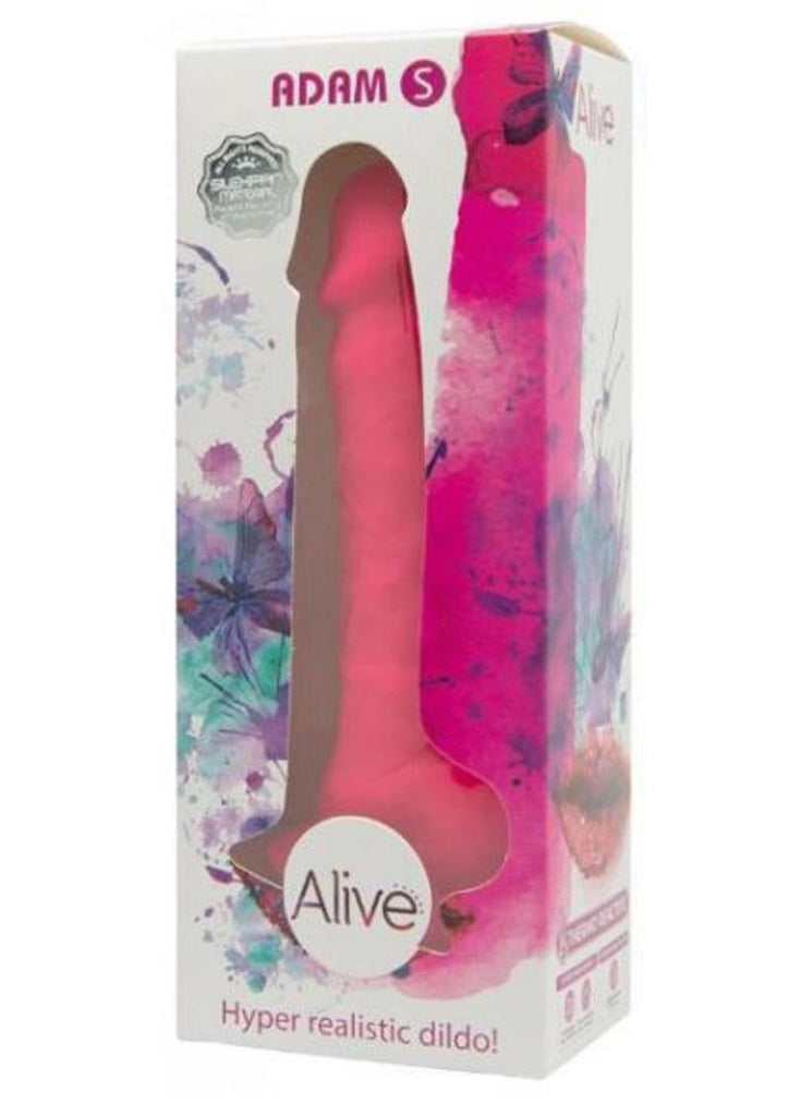 Alive Adam S Silicone Realistic Dildo - Pink - 6.9in