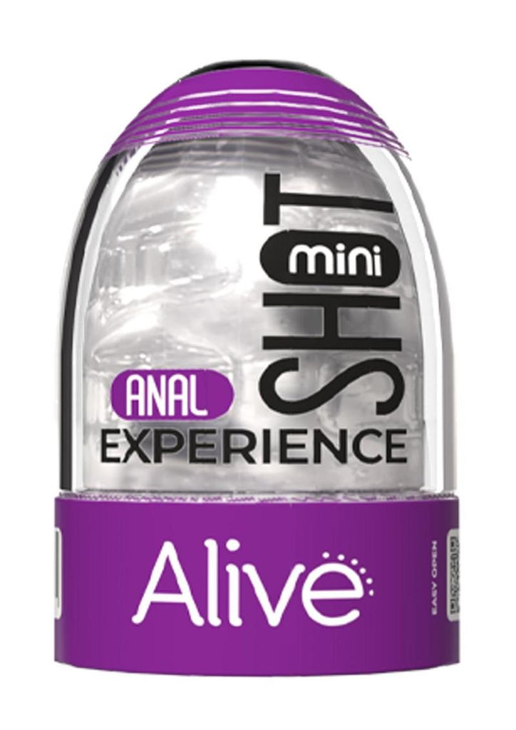 Alive Anal Mini Masturbator - Transparent - Clear