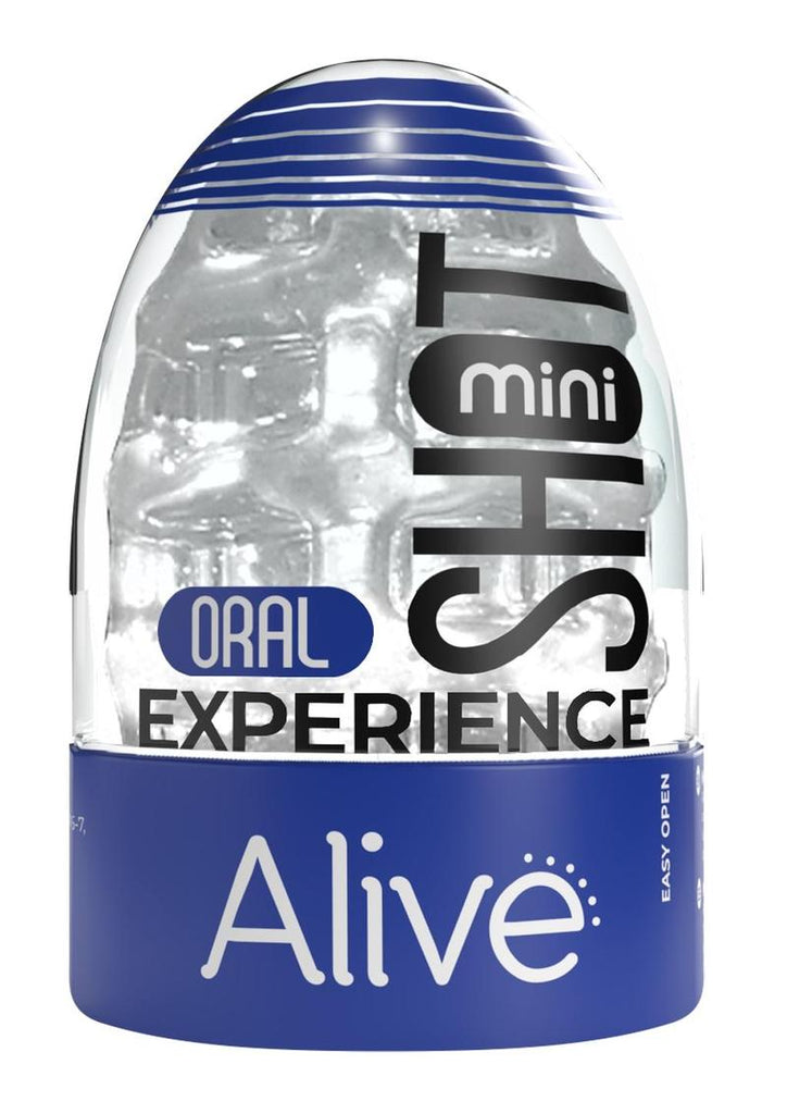 Alive Oral Mini Masturbator - Transparent - Clear