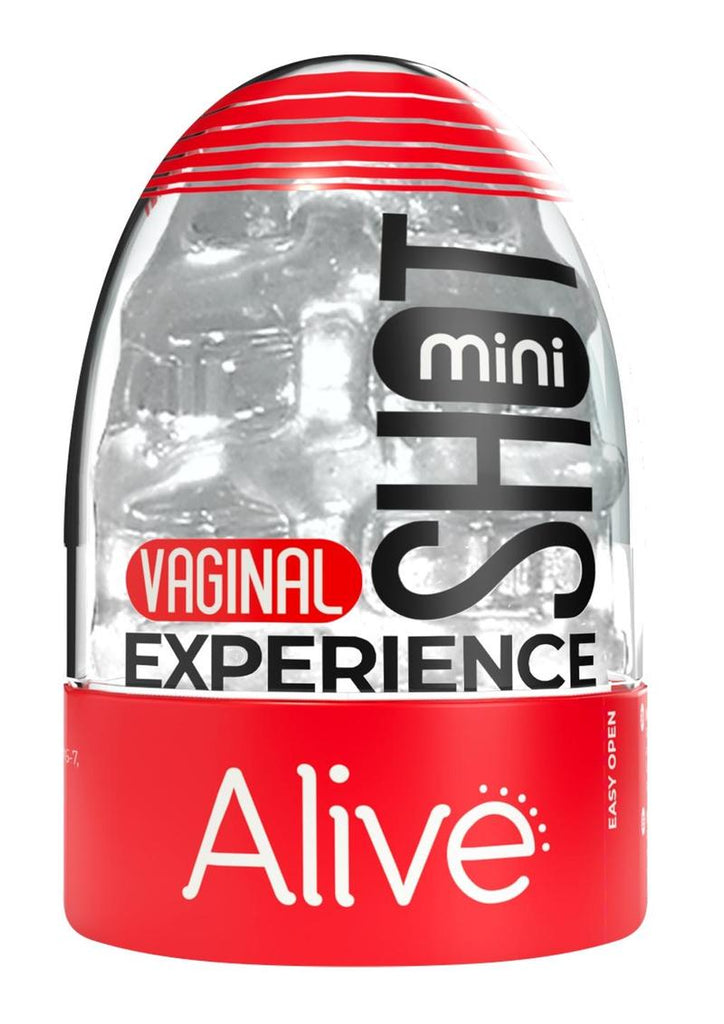 Alive Vaginal Mini Masturbator - Transparent - Clear
