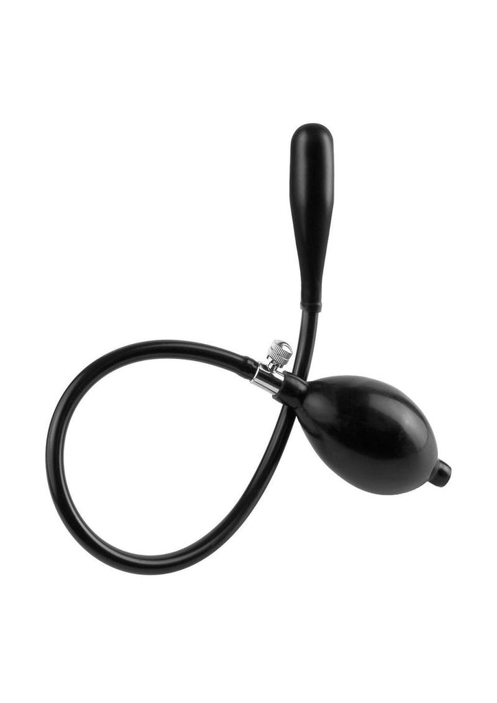Anal Fantasy Collection Inflatable Silicone Ass Expander - Black - 3in