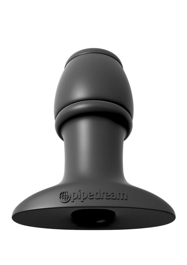 Anal Fantasy Collection Open Wide Silicone Tunnel Plug - Black