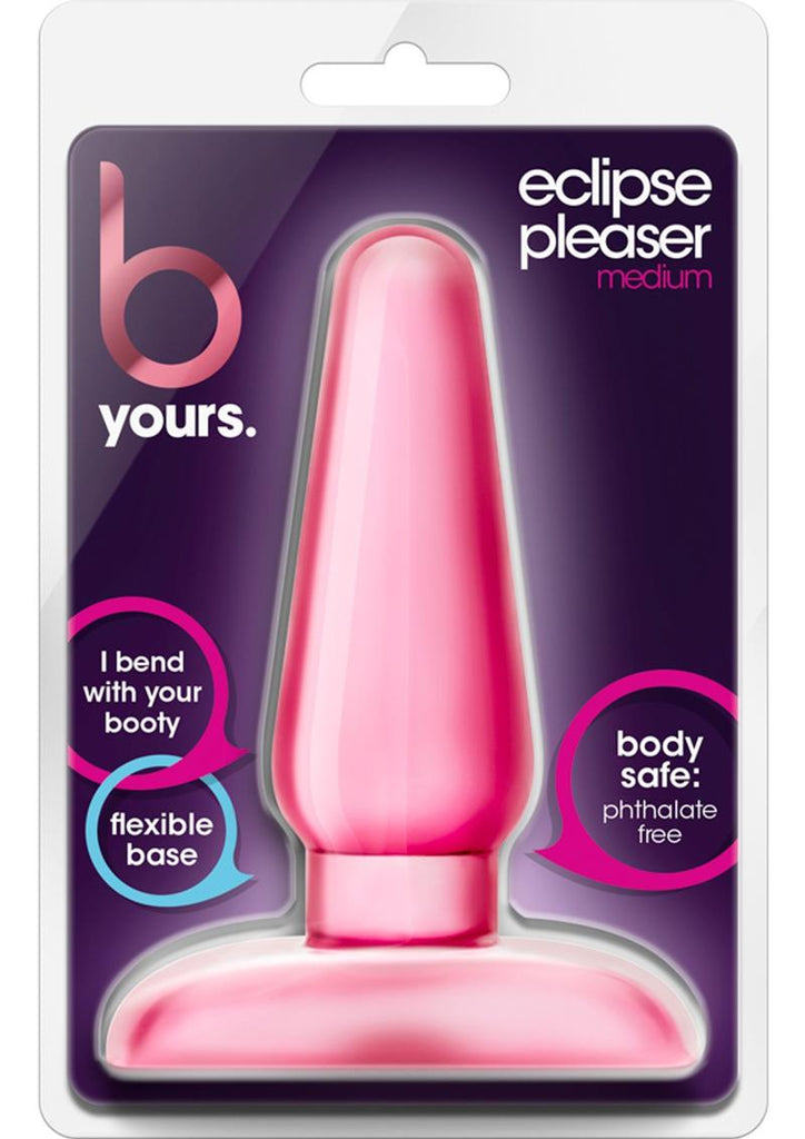 B Yours Eclipse Anal Pleaser Butt Plug - Pink - Medium