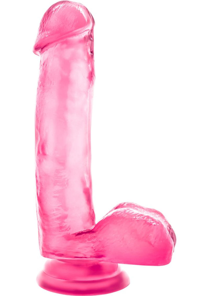 B Yours Sweet N' Hard 1 Dildo with Balls - Pink - 7in