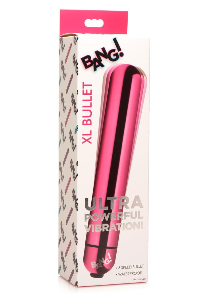 Bang! Vibrating Metallic XL Bullet - Pink