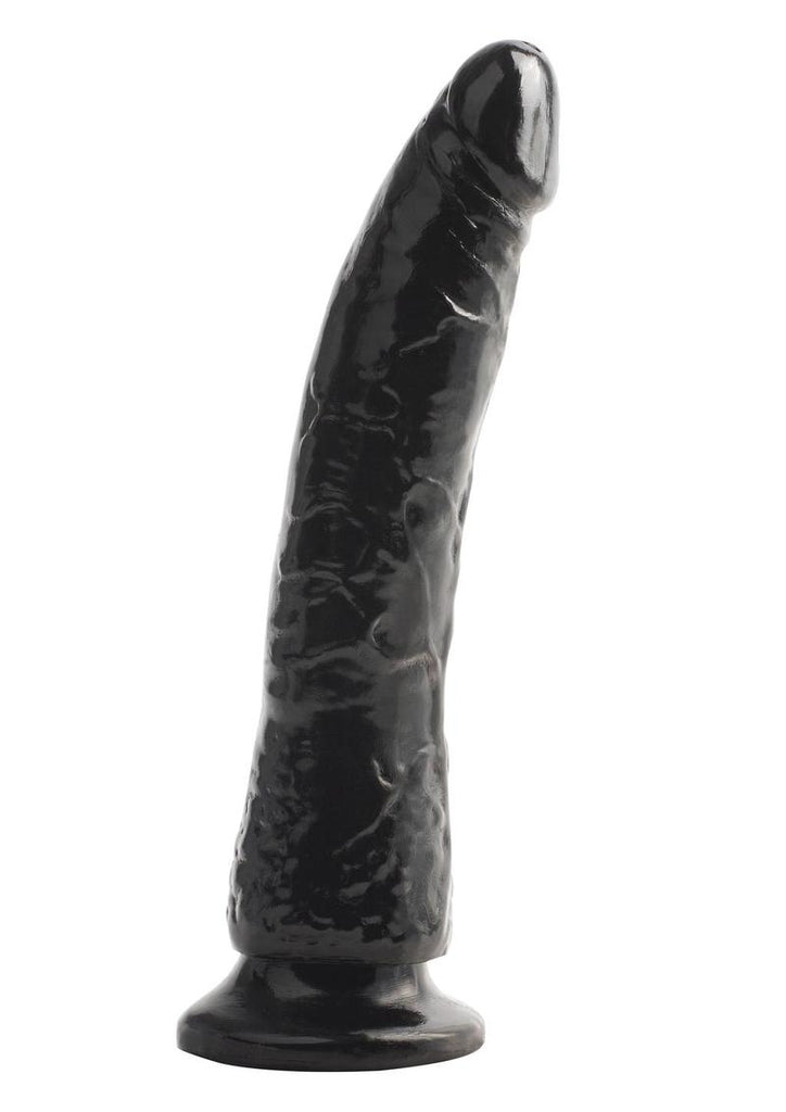 Basix Dong Slim 7 with Suction Cup - Black - 7in
