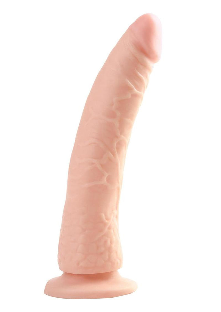 Basix Dong Slim 7 with Suction Cup - Flesh - 7in