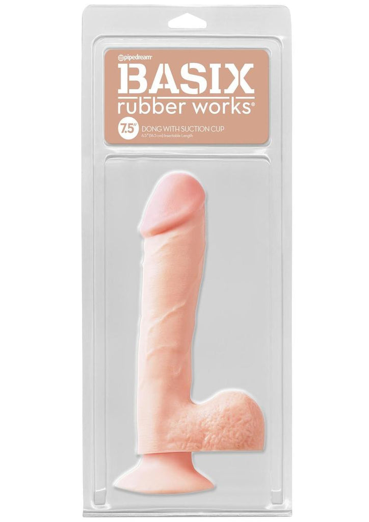 Basix Dong Suction Cup - Flesh - 7.5in