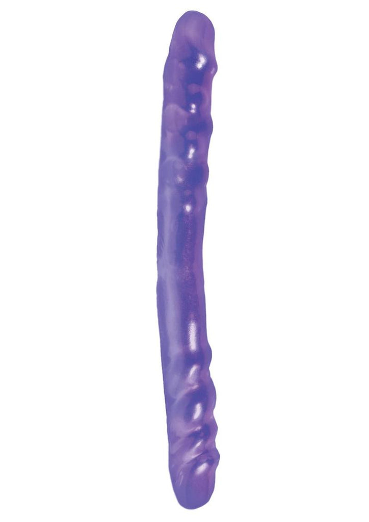 Basix Rubber Works Double Dong - Purple - 16in
