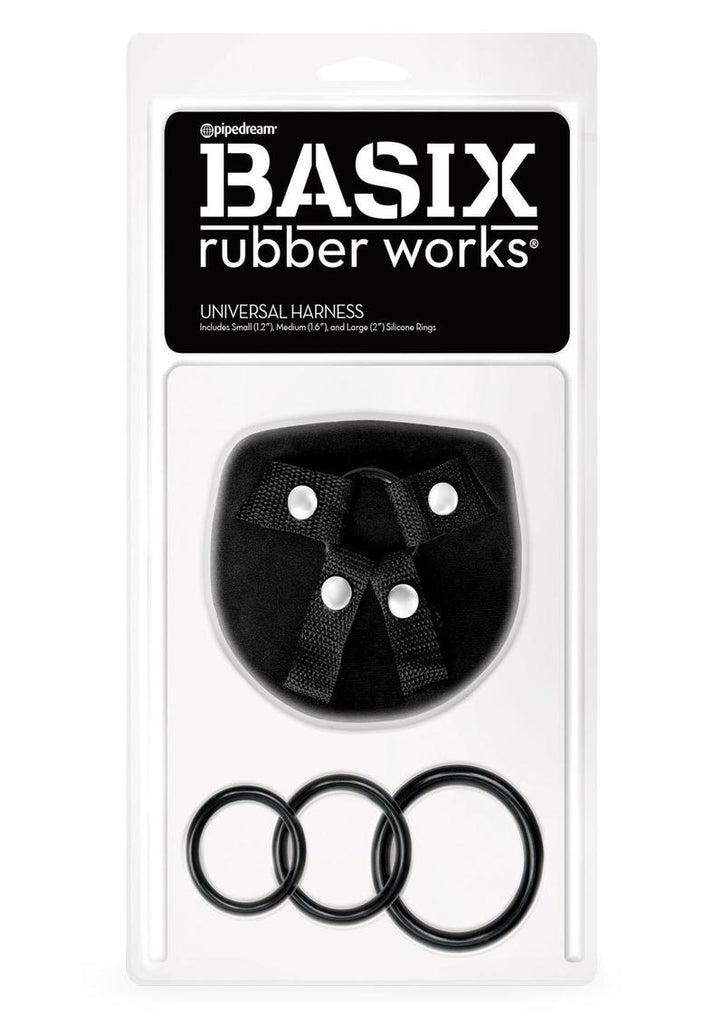 Basix Rubber Works Universal Harness Regular Size - Black