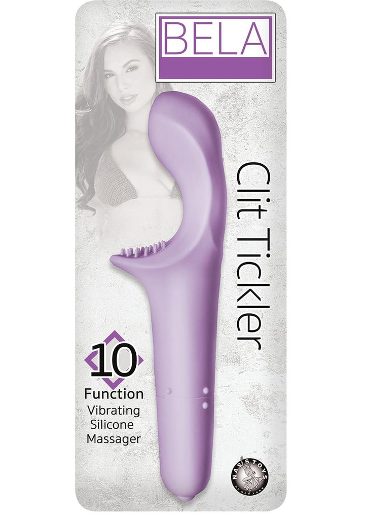 Bela Clit Teaser Vibrating Silicone Massager Vibrator - Lavender/Purple