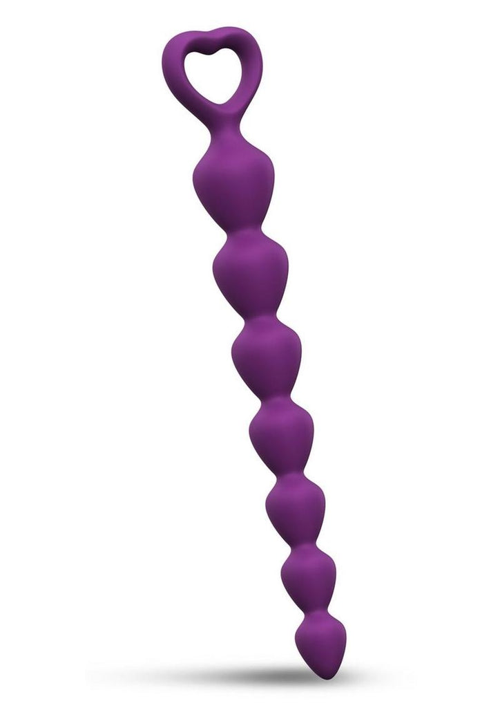Bing Bang Silicone Anal Beads - Purple/Purple Rain - Small