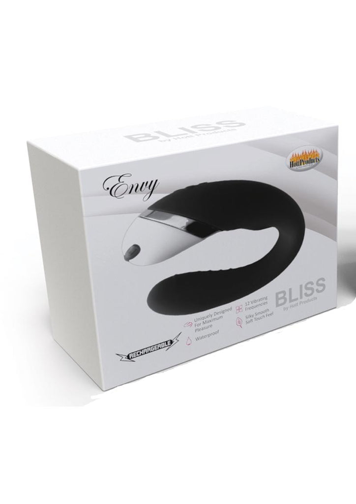 Bliss Envy Partner Vibe Silicone Rechargeable Waterproof - Black