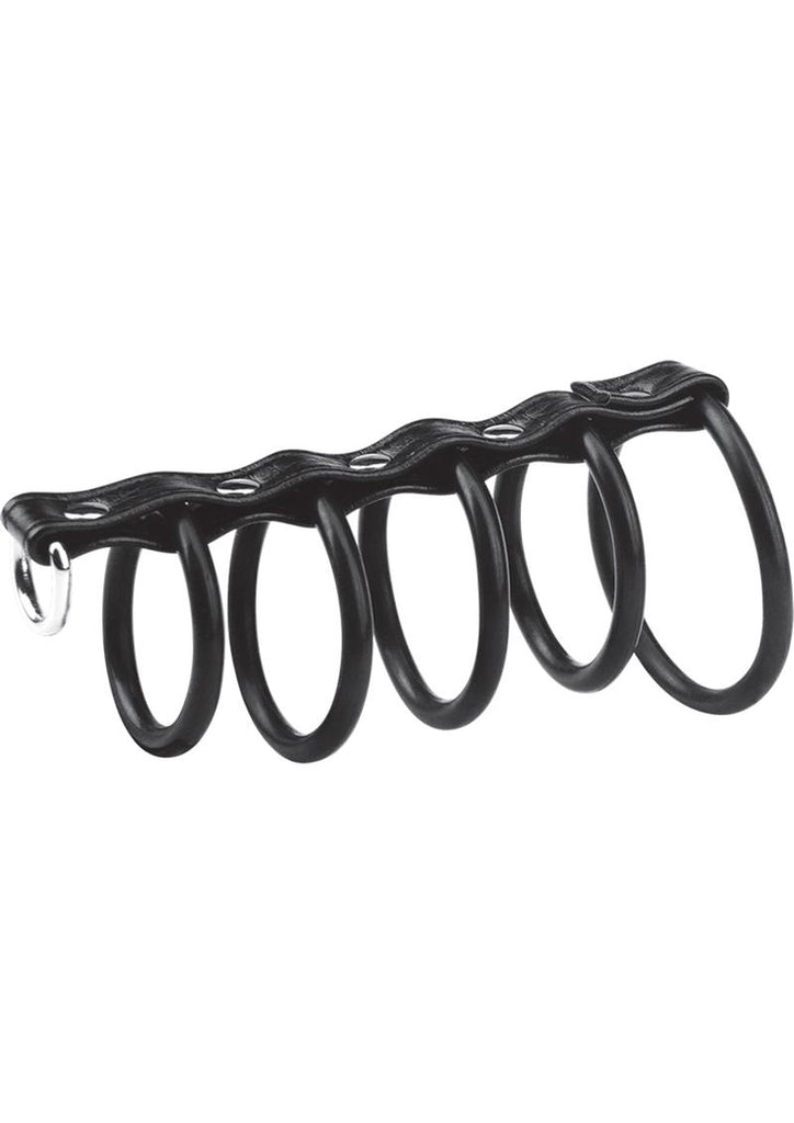 C and B Gear 5 Ring Rubber Gates Of Hell with Lead - Black