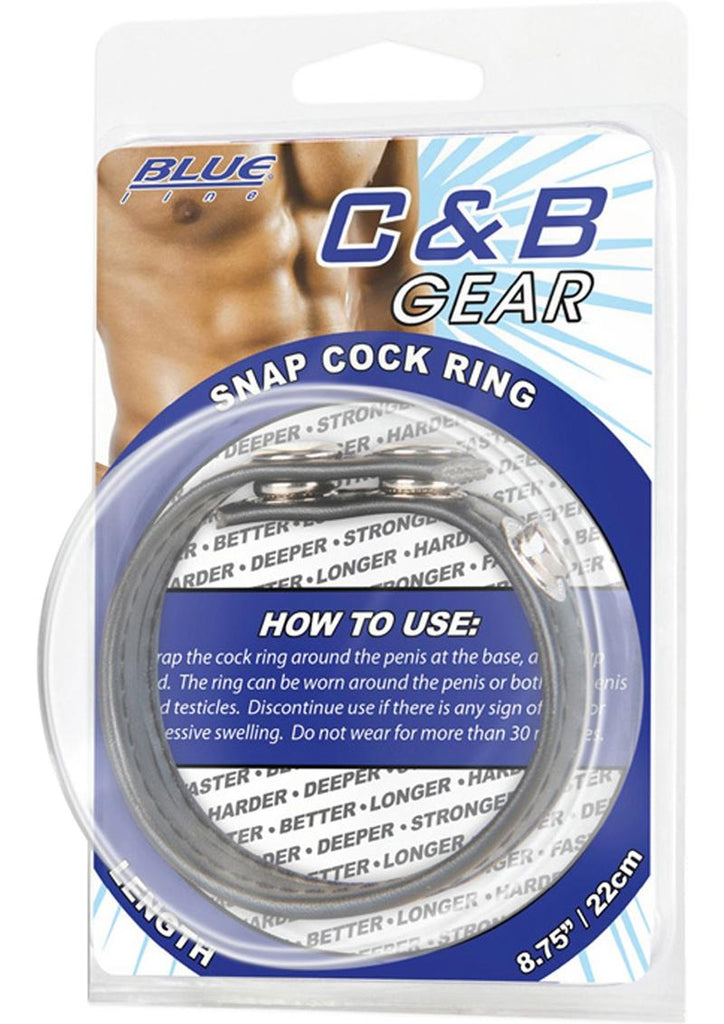 C and B Gear Snap Cock Ring Adjustable - Black