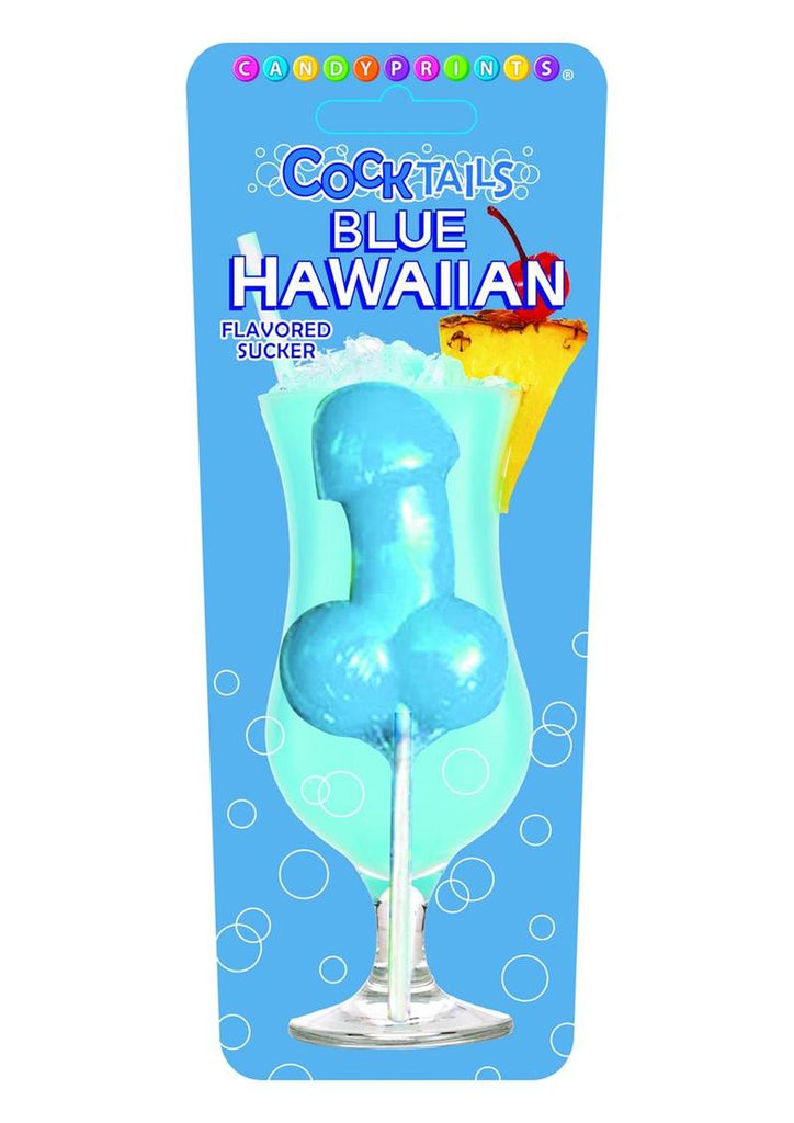 Candyprints Blue Hawaiian Cocktail Sucker - Blue