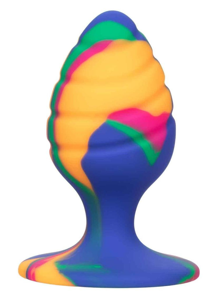 Cheeky Swirl Tie-Dye Silicone Plug - Multicolor - Medium