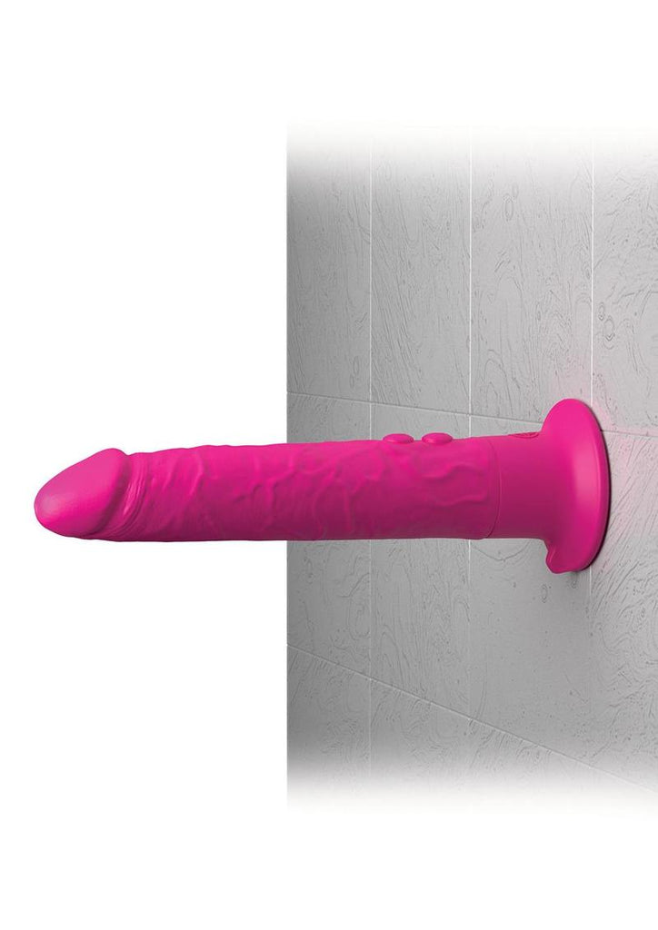 Classix Wall Banger 2.0 Silicone Vibrating Dildo - Pink - 7.7in
