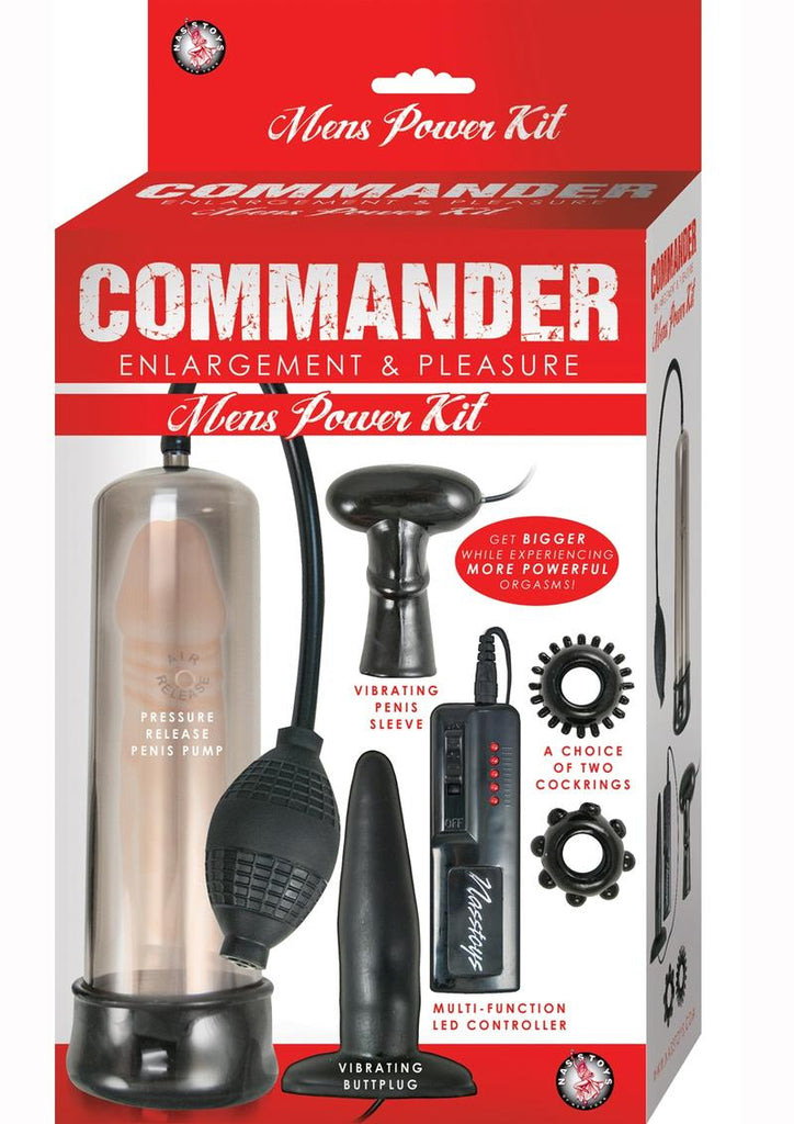 Commander Mens Power - Black - 5 Piece Kit