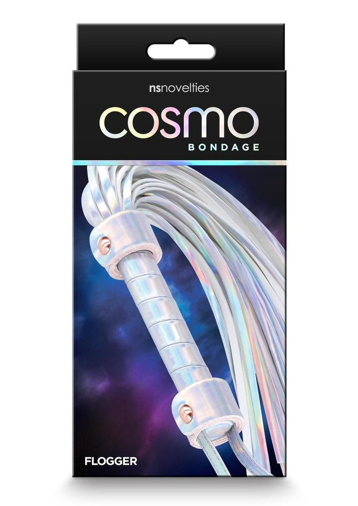 Cosmo Bondage Flogger - Multicolor/Rainbow