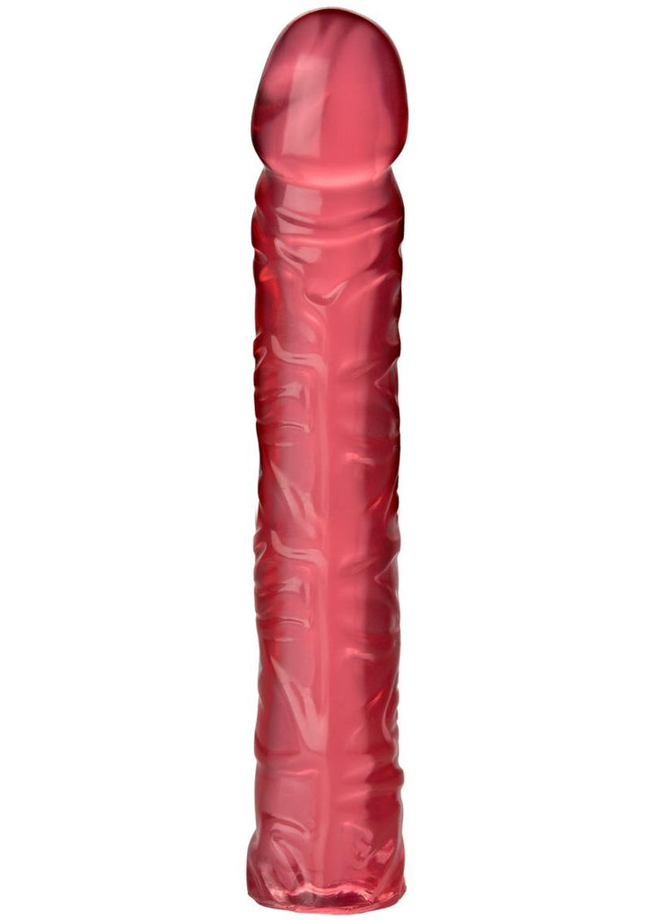 Crystal Jellies Classic Dildo - Pink - 10in