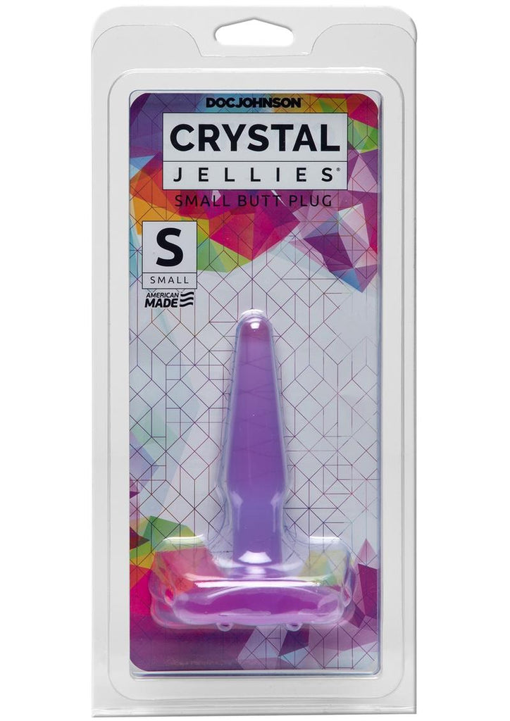 Crystal Jellies - Small Butt Plug - Purple - Small