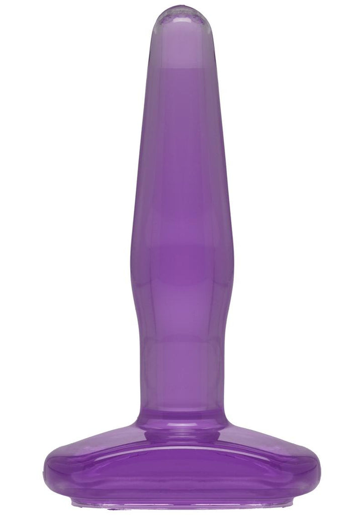 Crystal Jellies - Small Butt Plug - Purple - Small