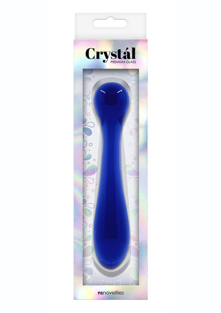 Crystal Pleasure Premium Glass Wand - Blue