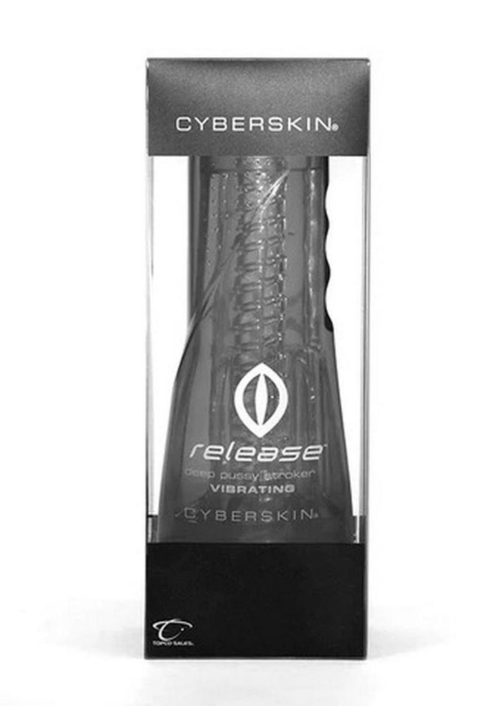 Cyberskin Release Pussy Vibrating Masturbator - Pussy - Clear