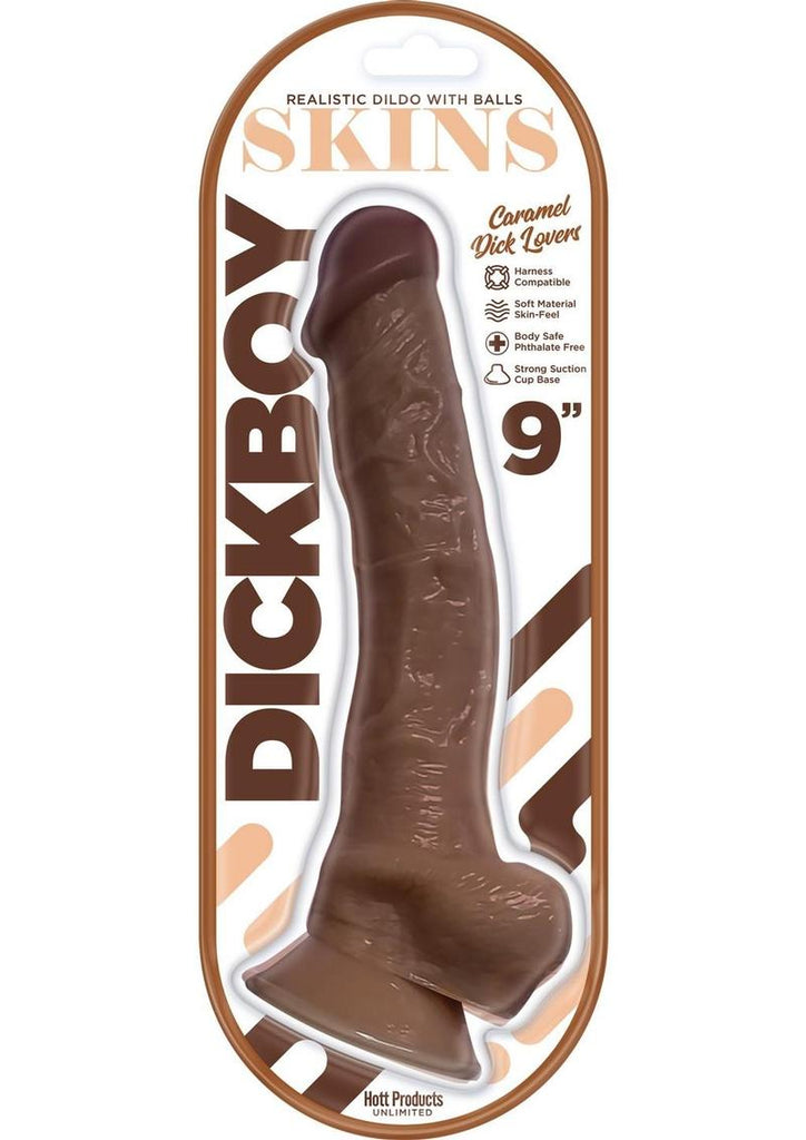 Dickboy Skins Caramel Lovers Dildo - Caramel - 9in