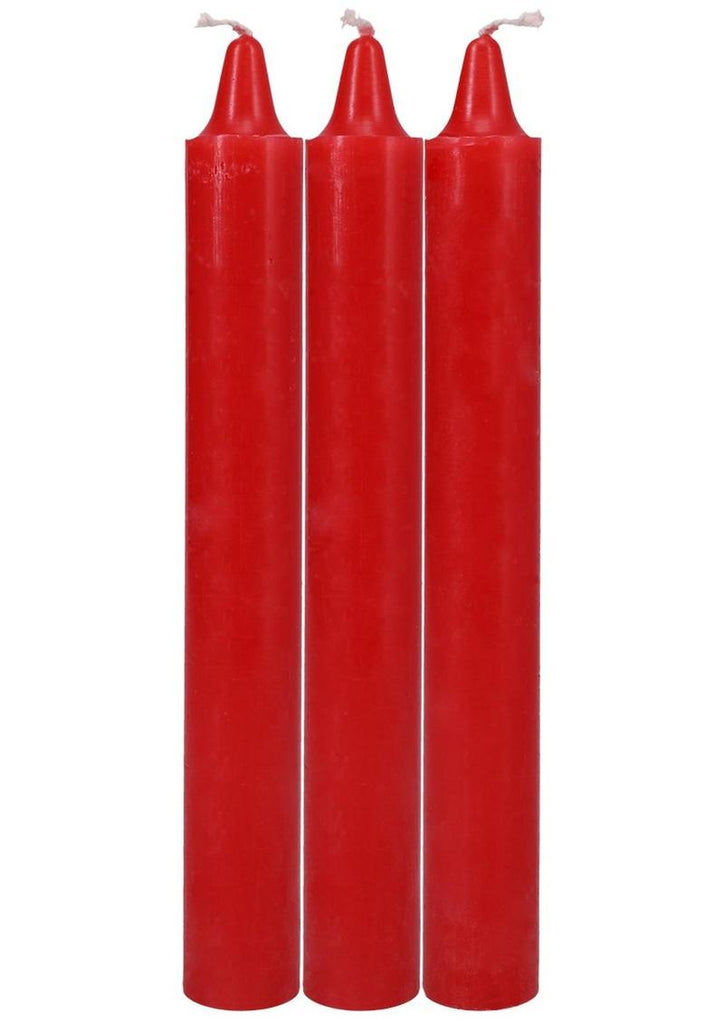 Doc Johnson Japanese Drip Candles - Red - 3 Pack
