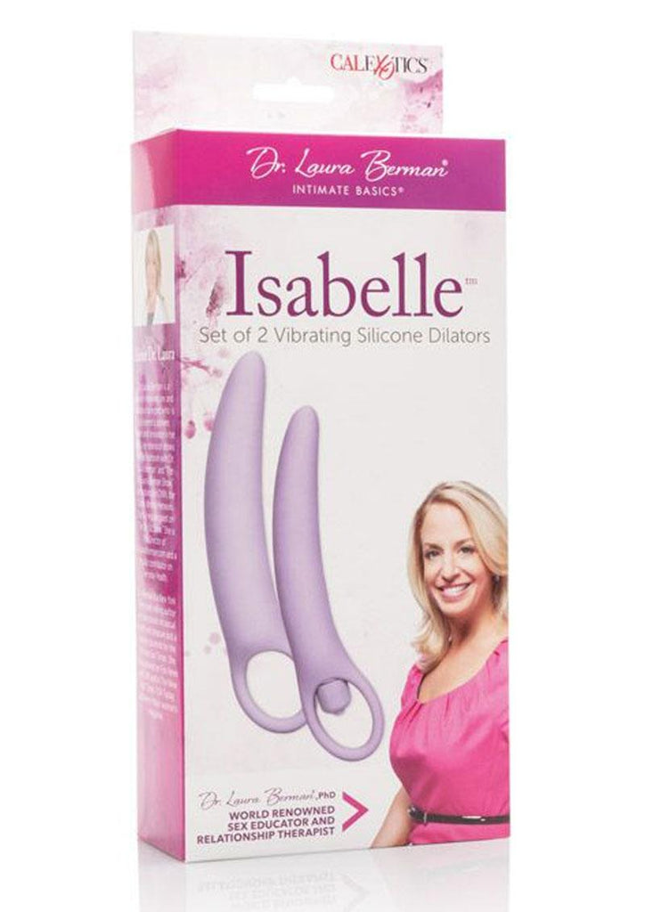 Dr. Laura Berman Isabelle Set Of 2 Vibrating Silicone Dilators - Lavender/Purple