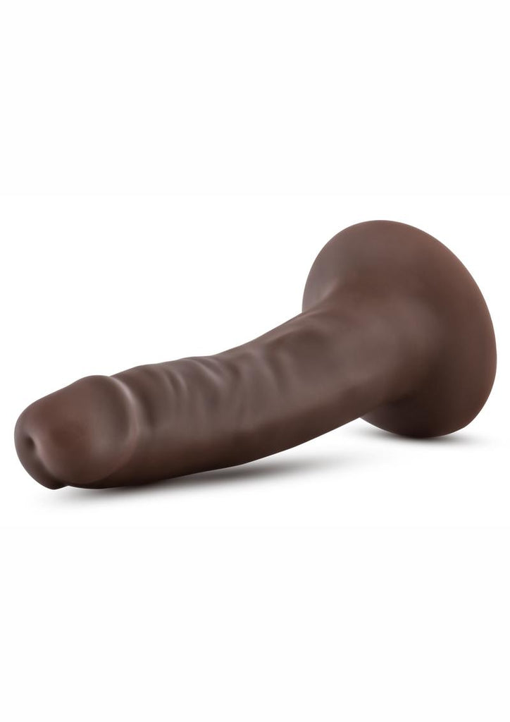 Dr. Skin Dildo with Suction Cup - Chocolate - 5.5in