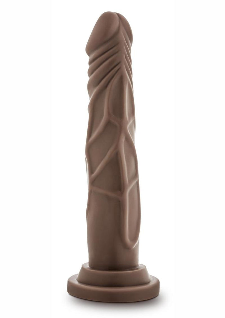 Dr. Skin Dr. Carter Silicone Dildo with Suction Cup - Chocolate - 7.5in