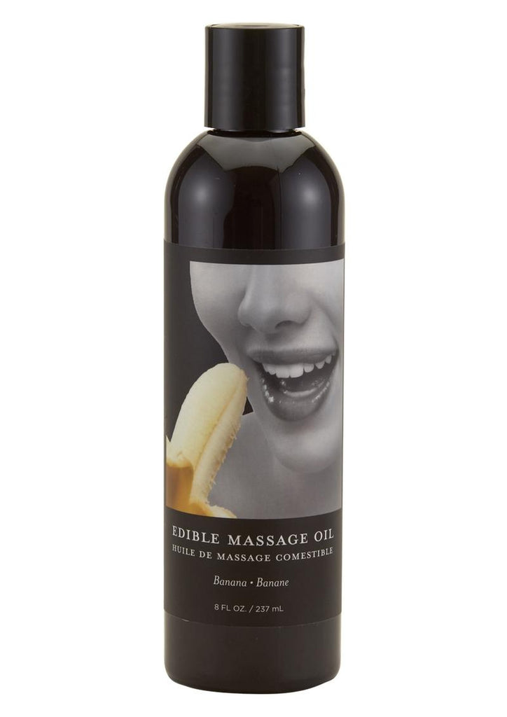 Earthly Body Hemp Seed Edible Massage Oil Banana - 8oz