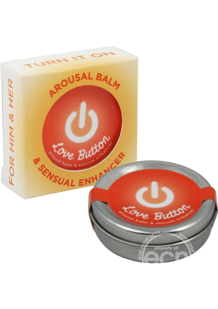 Earthly Body Hemp Seed Love Button Cooling Arousal Balm - 30 Each Per Display/Display