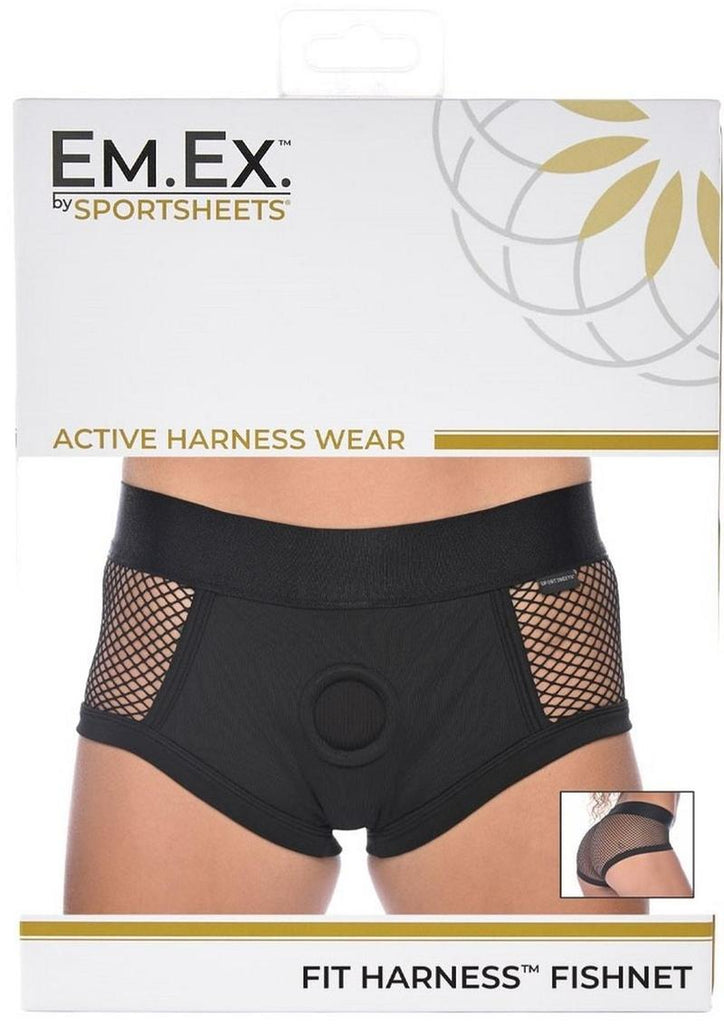 Em.Ex. Fit Harness Fishnet - Black - Small