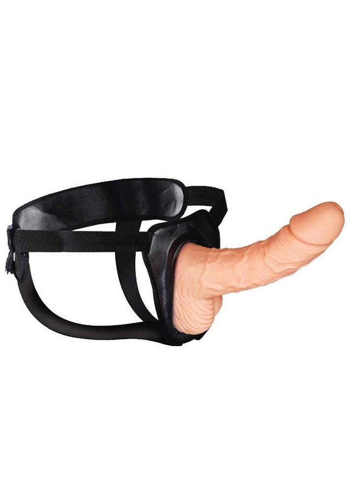 Erection Assistant Hollow Strap-On - Vanilla - 8in