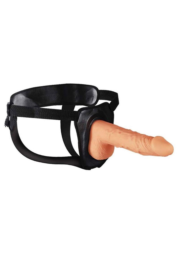 Erection Assistant Hollow Strap-On - Vanilla - 9.5in