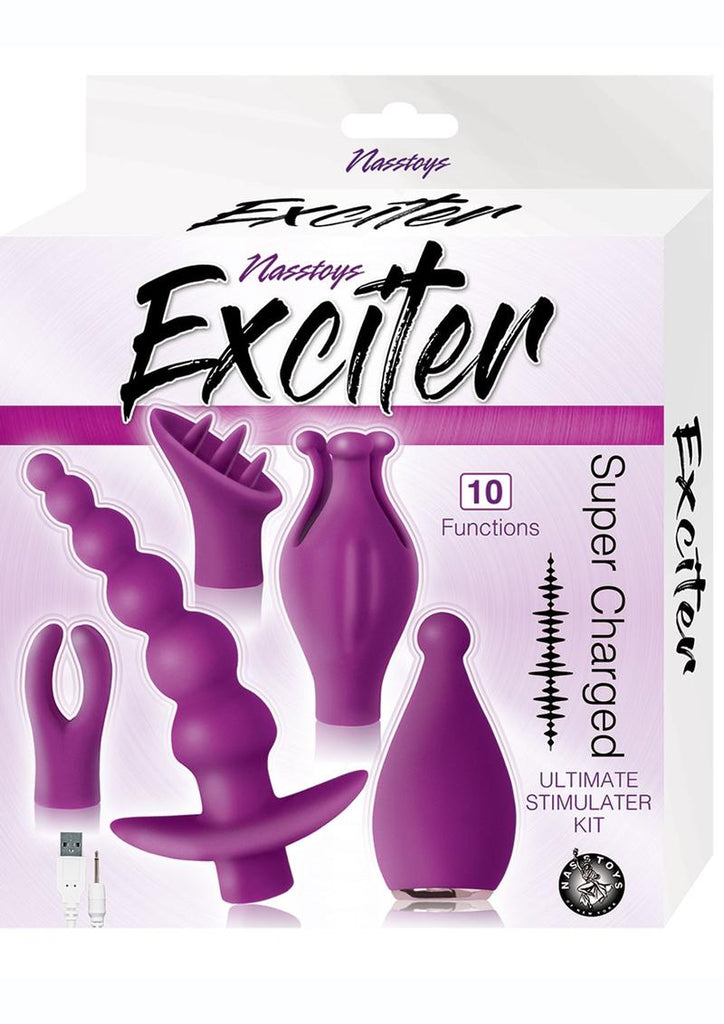 Exciter Ultimate Stimulator Kit - Purple - Set Of 5