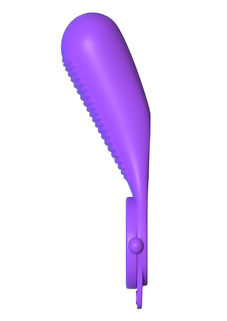 Fantasy C-Ringz Silicone Ride N' Glide Couples Cock Ring - Purple