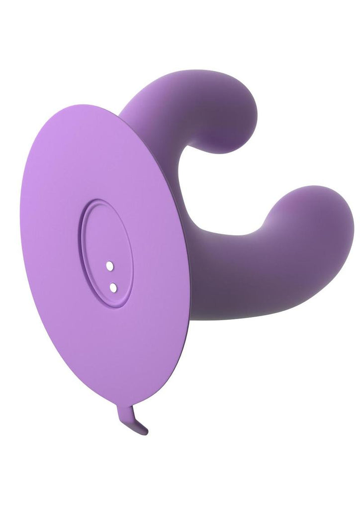 Fantasy For Her Duopleasure Wallbang Her Silicone Rechargeable Waterproof - Purple