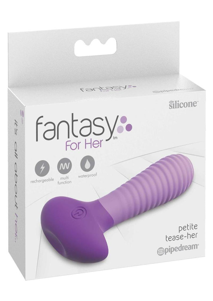 Fantasy For Her Petite Tease Her Silicone Rechargeable Waterproof - Purple